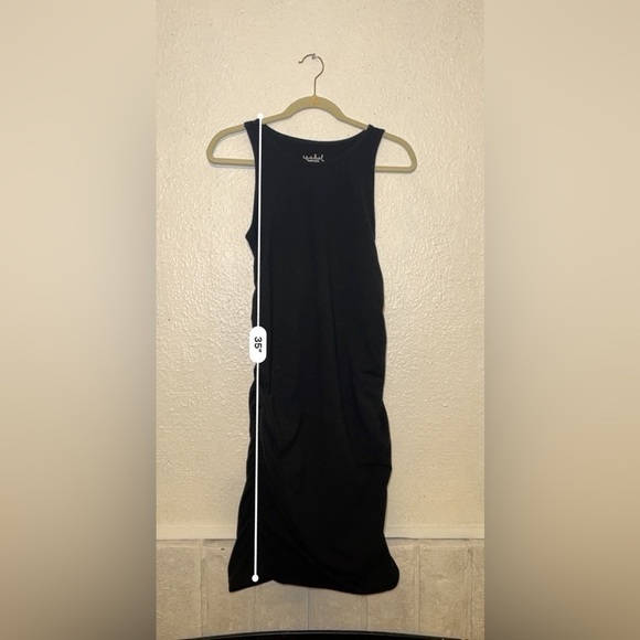 Isabel Maternity black fitted tank dress size medium - Picture 2 of 6